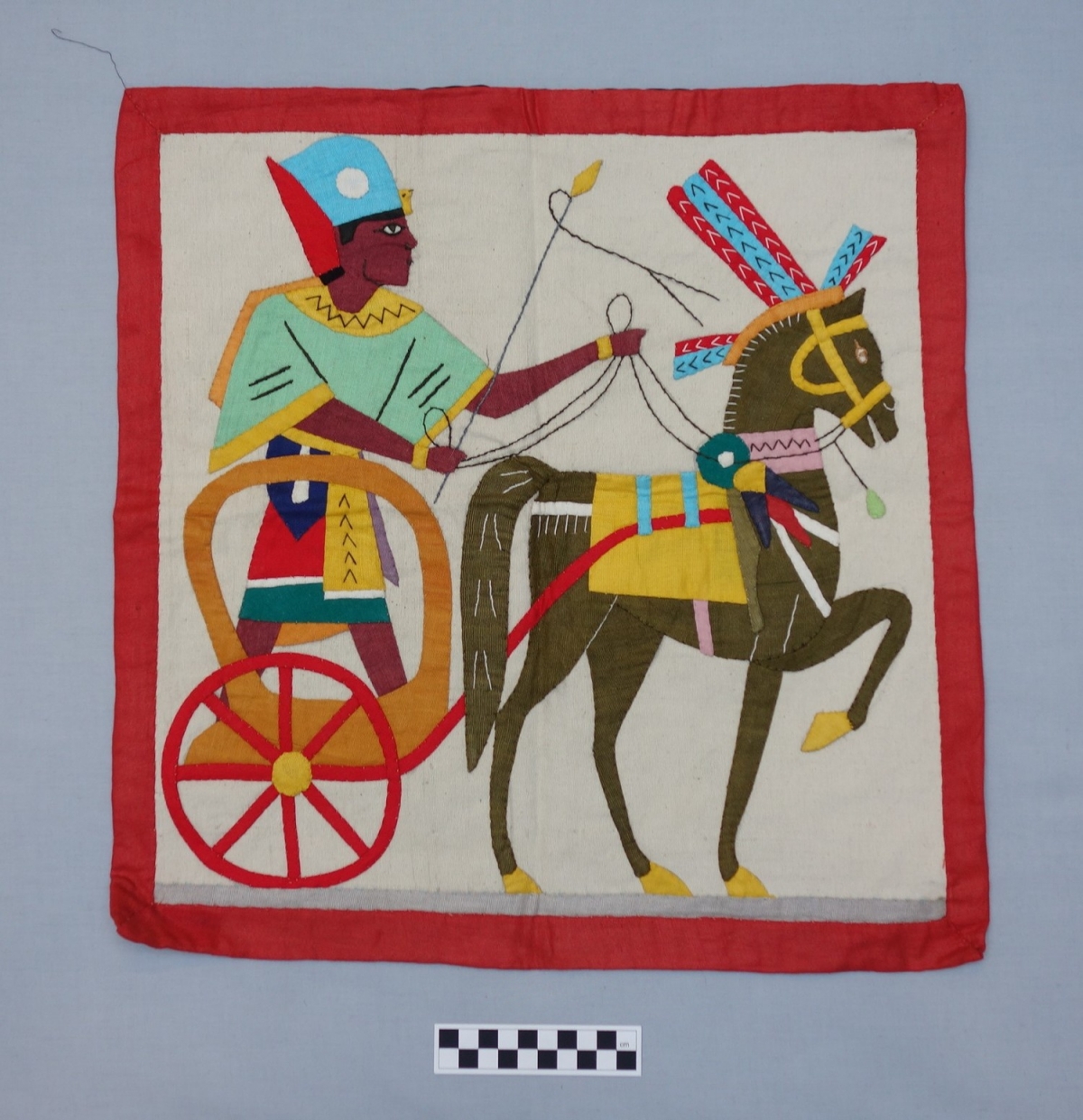 Appliqu&eacute; panel from the Street of the Tentmakers, Cairo, Egypt, 2013.