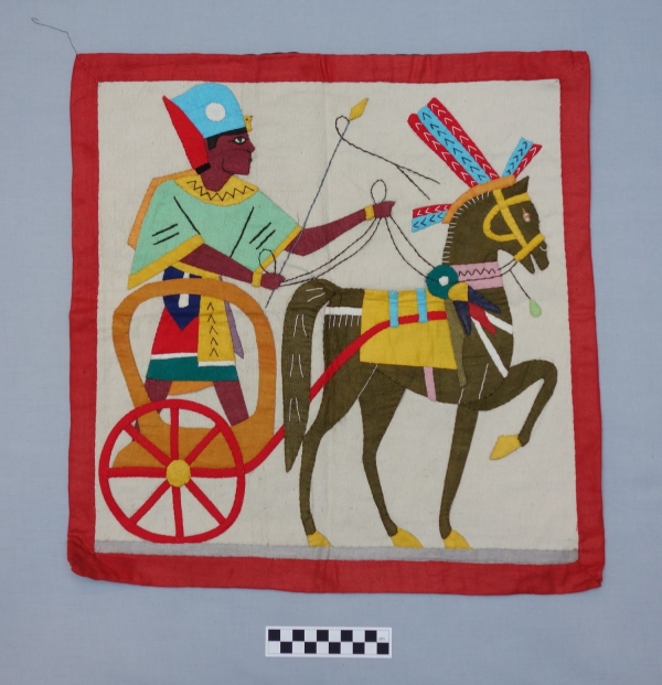 Appliqu&eacute; panel from the Street of the Tentmakers, Cairo, Egypt, 2013.