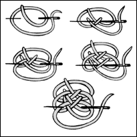 plaited braid stitch