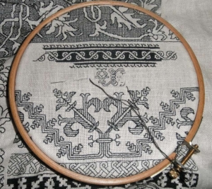 Blackwork sampler.