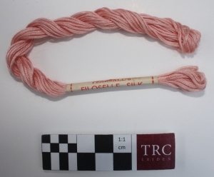 Skein of filoselle silk from the 1920's.