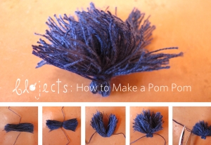 How to make a pompom.
