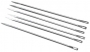 Set of commercial leather needles.