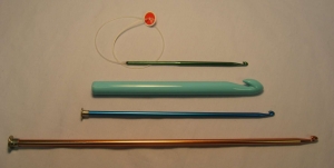 Afghan hooks.