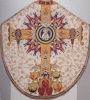 Embroidered cope in the Treasury of the Dom of M&uuml;nster, Germany. Presented in 1923.