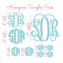 Commercial monogram sampler kit.