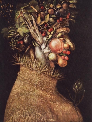 "Summer', an allegorical painting by Giuseppe Arcimbolo, dated 1563.