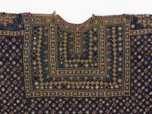 Dress with shisha (mirror) work from India, late 19th century.