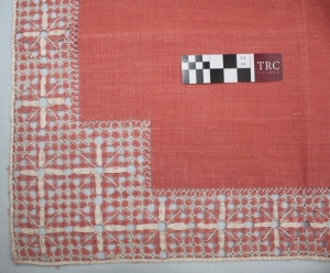 Example of drawn thread work.