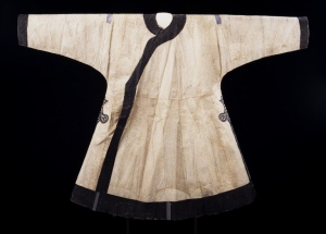 Salmon skin coat, Siberia, c. 1900.