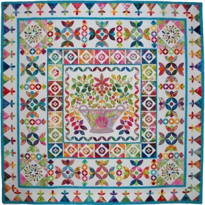 Modern Australian medallion quilt