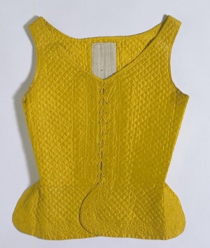 Mid-18th century English waistcoat with English quilting.