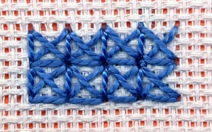 The Italian cross stitch