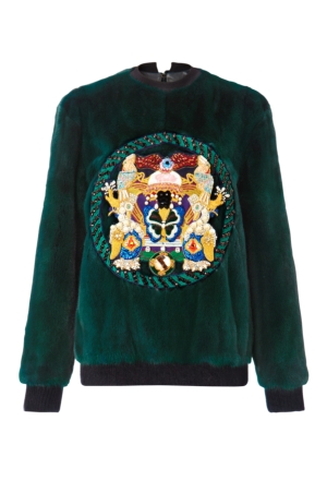 Mary Katrantzou's Jumbar G sweatshirt.