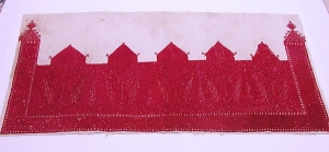 Silk embroidery from Sale, Morocco, 'old Sal&eacute;' style,19th century.