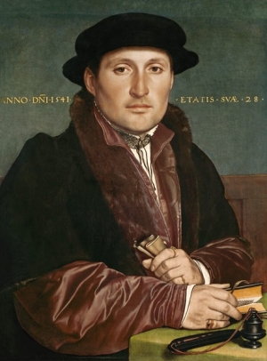 Portrait of a Young Merchant, by Hans Holbein the Younger (1498-1543).
