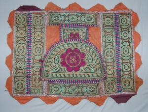 Ethiopian camel saddle cloth, early 20th century.