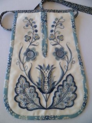Example of Deerfield embroidery.