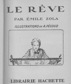 Cover of a children's edition (1936) of Emile Zola's Le R&ecirc;ve.