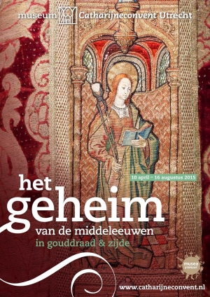 Poster for the exhibition 'Het geheim van de Middeleeuwen', Utrecht, 2015
