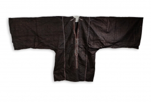 Large indigo-dyed, daily dress from the Khawlan region, Yemen. First half 20th century.