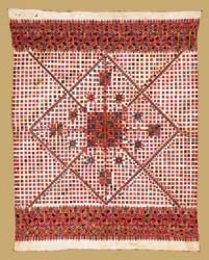 Example of Meknes embroidery, Morocco.