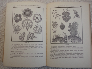 Pages from Mary Thomas's Embroidery Book (1936).