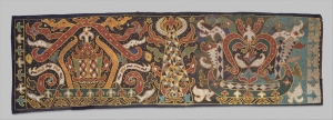 Beadwork 'Ship Cloth' from Lampung, Sumatra, Indonesia, probably 18th century.