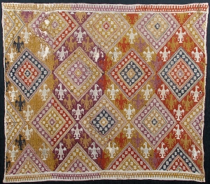 Embroidery fragment, Switzerland, 14th century.