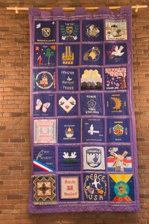 Friedensquilt, M&uuml;nster, Germany, 1998.