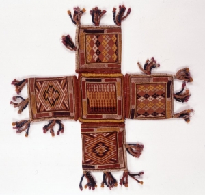 Container for marsala and nuts, attributed to the Banjaras, India.