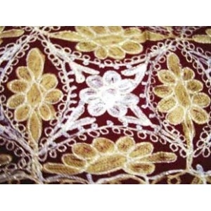 Detail of modern Ghabani embroidery from Syria.