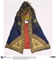 Richly decorated wedding or coronation cape from Abyssinia, mid-19th century.