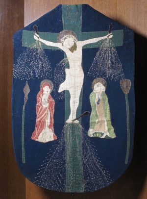 Appliqu&eacute; chasuble from Lower Saxony, Germany, 15th Century.