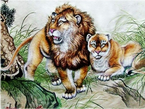 Example of Yue embroidery.
