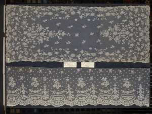 Fragment of Limerick tambour lace. 