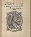 Matio Pagano, woodcut cover of 'Giardineto novo di punti tagliati et gropposi per exercitio &amp; ornamento delle donne' (Venice 1554).