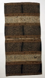 Embroidered sarong from Lampung, Sumatra, Indonesia. Early 20th century.