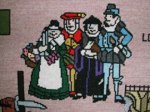 Part of the New World Tapestry.