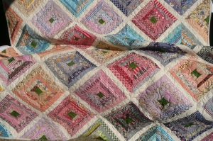 Example of edge-to-edge quilting.