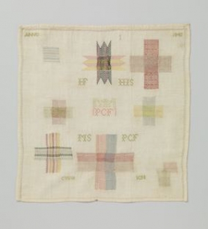 Sample from Amsterdam, dated 1843.