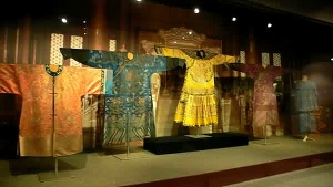 Display in the China National Silk Museum, Hangzhou.