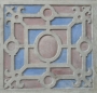 Late 16th century strapwork in stone, England.