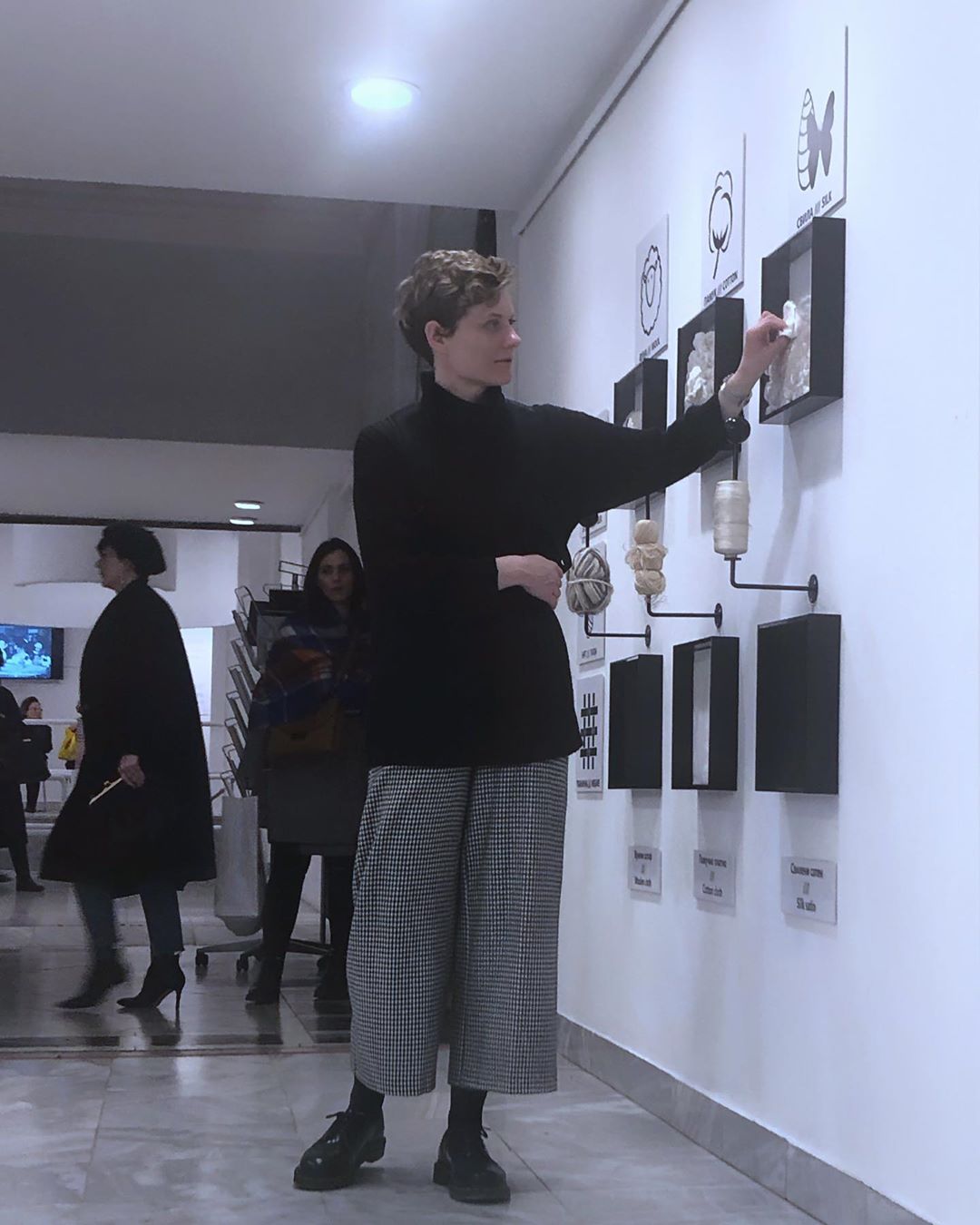 The exhibition “Fashion in Modern Serbia”. Photograph by Aleksandra Tosnan.