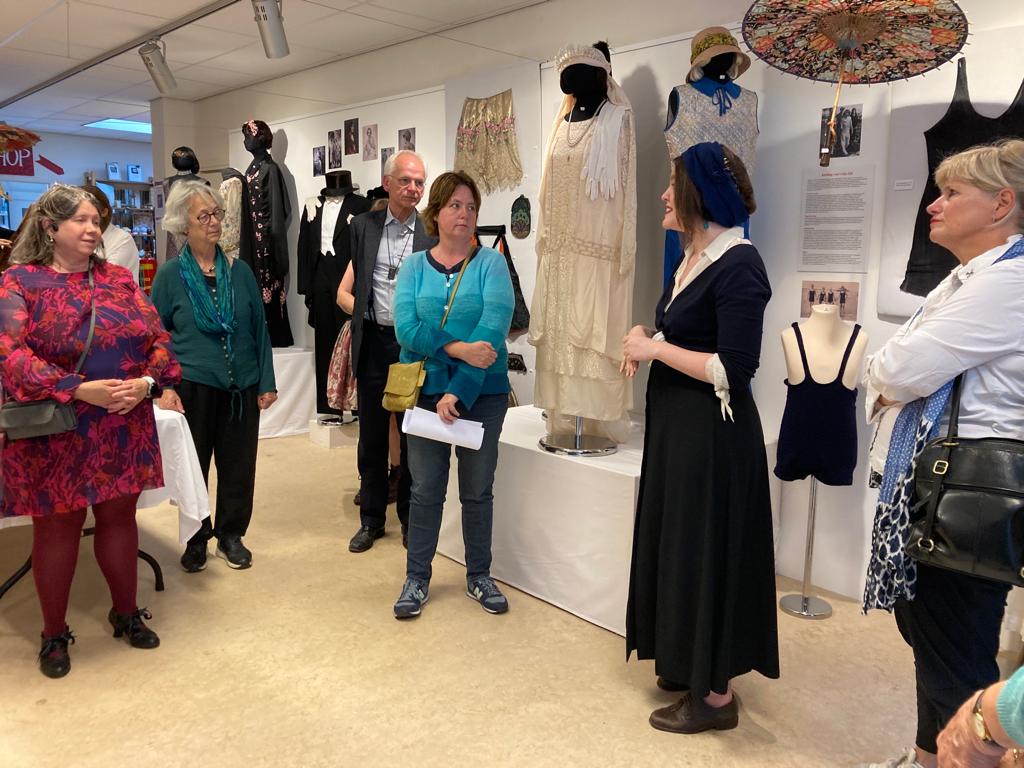 Augusta de Gunzbourg tells about 1920s fashion. Photograph by Maria Linkogle.