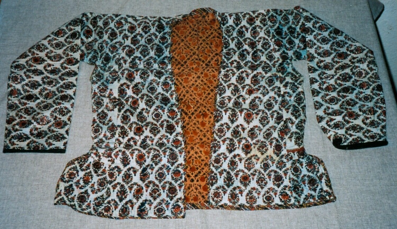 Woman's jacket from Iran, early 20th century, with paisley decoration (TRC 1997.0290).