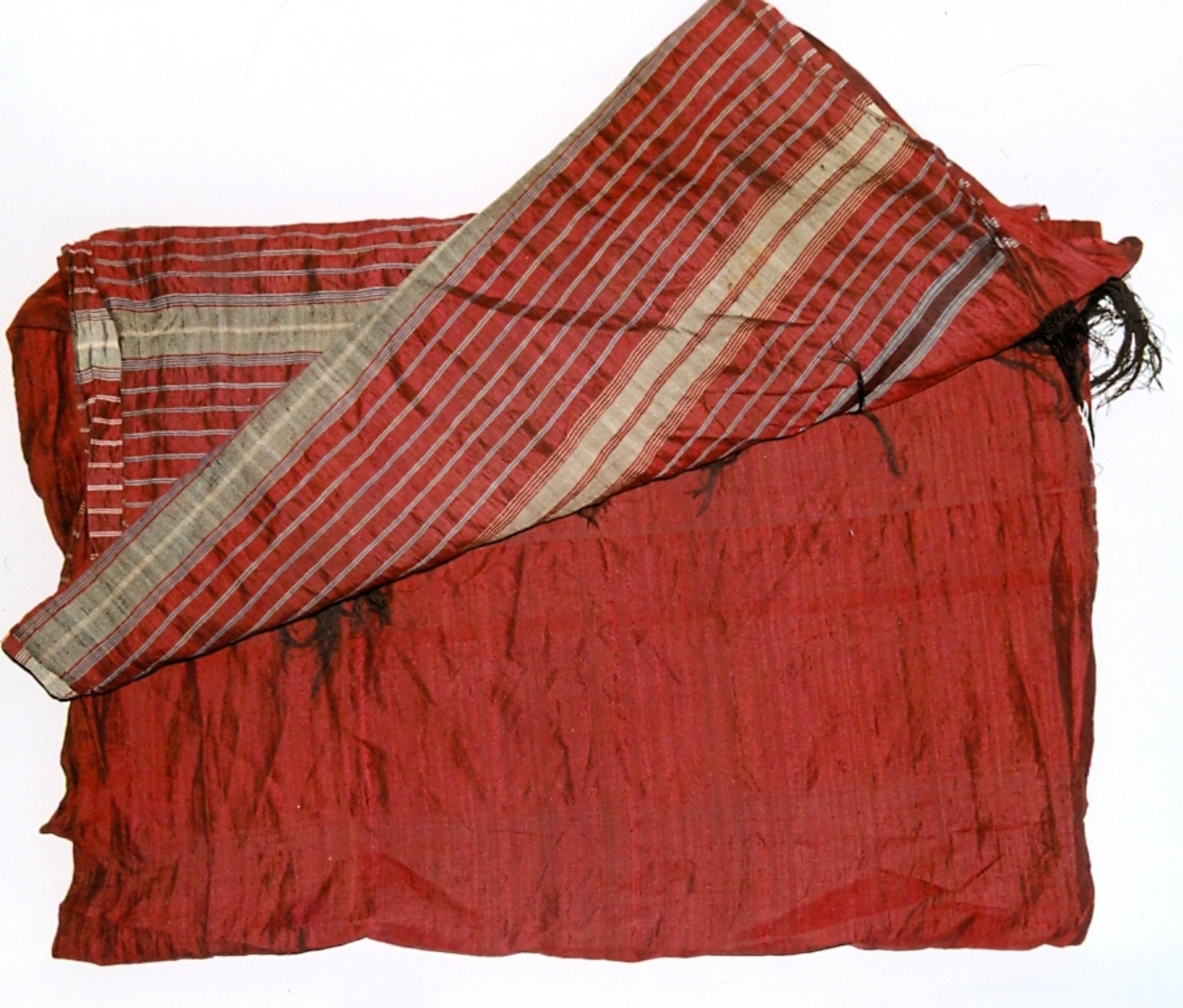 Fig. 3. Men's turban made of silk, acquired in the Kashan bazaar, Iran, in 1998 (TRC 1998.0168).