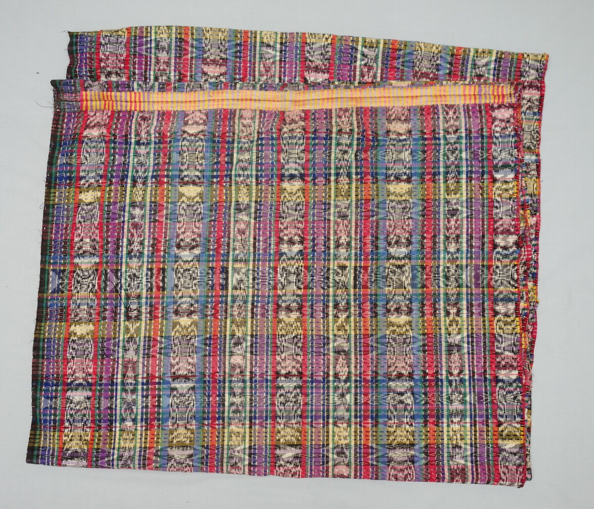 Skirt from San Andres Zecul, Totonicapan Dept., Guatemala, late 20th century (TRC 2017.0778).
