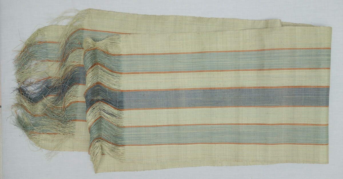 Raffia cloth from Madagascar, c. 2018 (TRC 2018.2145).