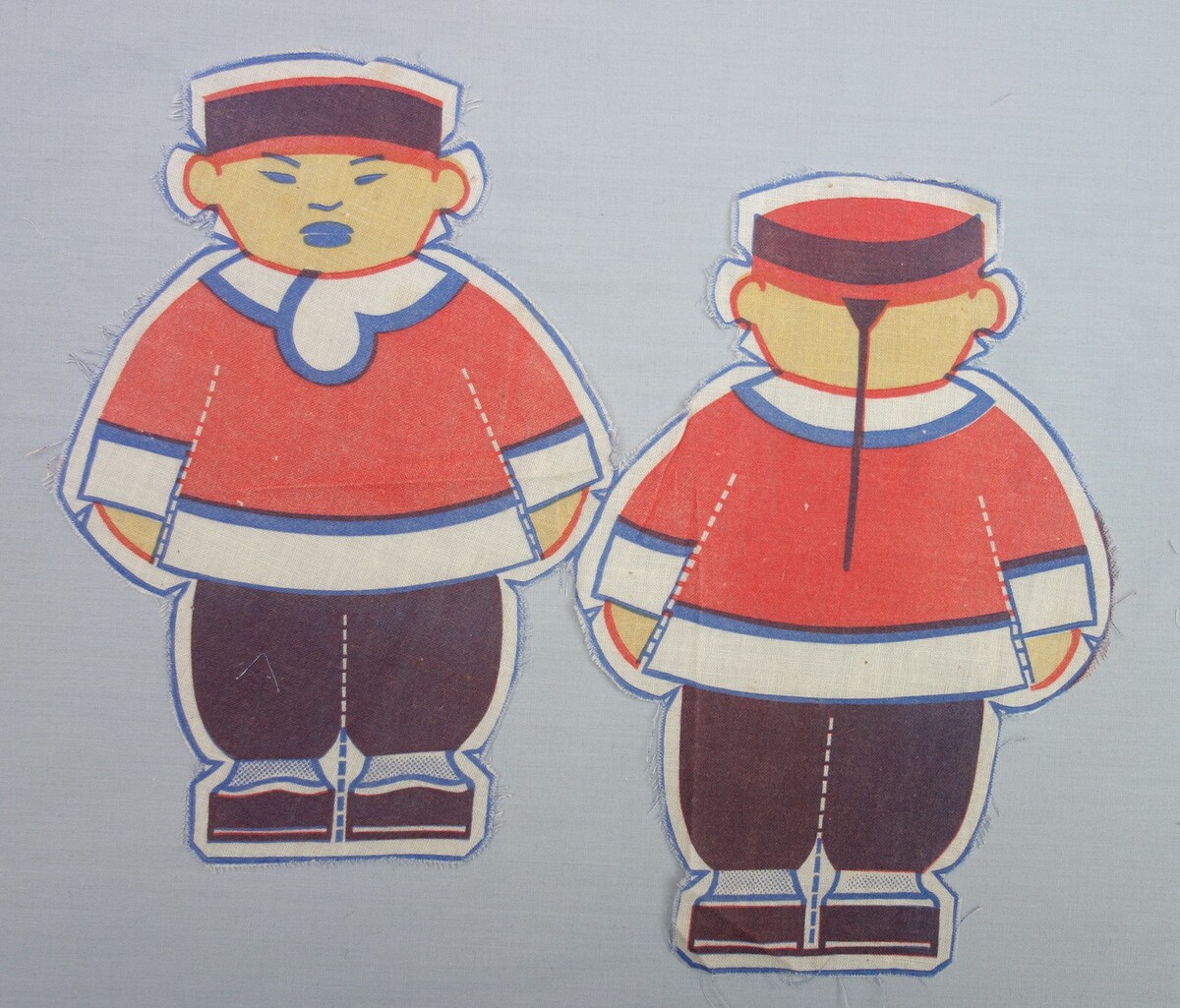 Cut-out printed toy in the form of a Chinese toy, USA, 1935 (TRC 2019.2907).